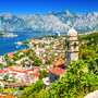 Kotor in der Bucht von Kotor, Montenegro