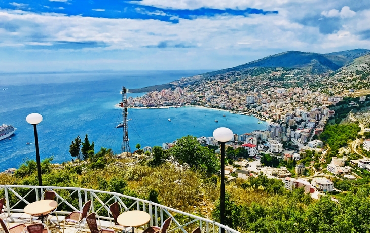 Blick auf Sarande - Albanien