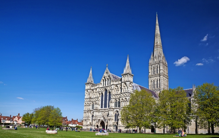 Kathedrale von Salisbury in der Grafschaft Wiltshire, Vereinigtes Königreich