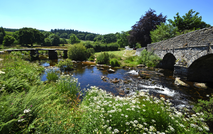 steinerne Klöppelbrücke in Dartmoor