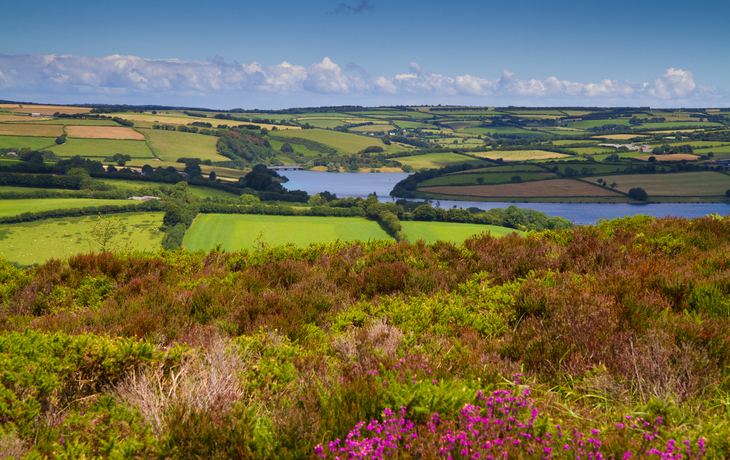 Wimbleball Lake auf Exmoor in Somerset, England