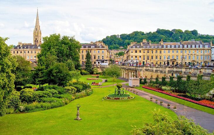 Parade Gardens in Bath, Südengland