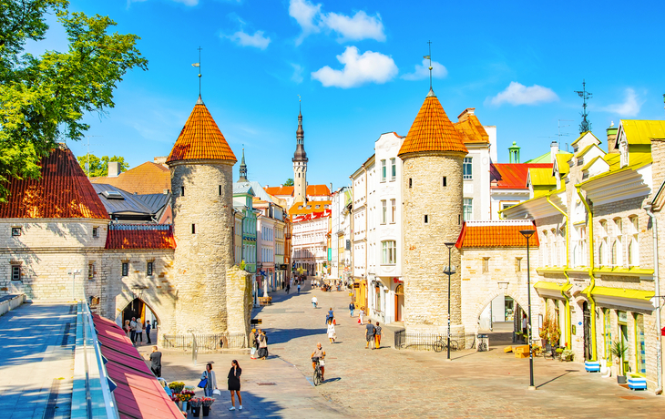 Viru-Tortürme in der Altstadt von Tallinn