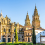 Ansicht an der Santa Catarina-Kapelle in Santiago de Compostela