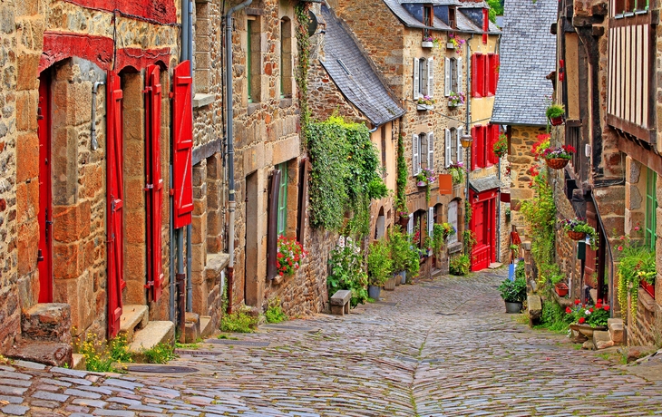 Dinan in der Bretagne