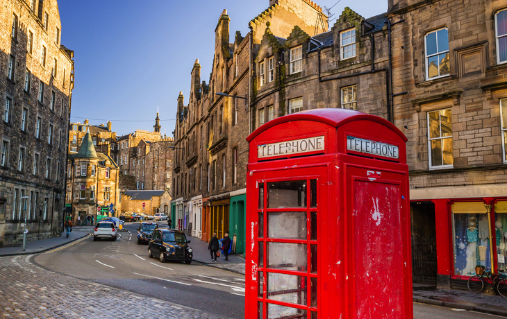 Historische Royal Mile in Edinburgh