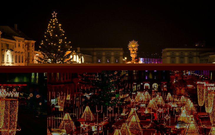 Weihnachtsmarkt in Linz, Österreich