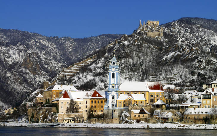 Dürnstein an der Donau in der Wachau, Österreich