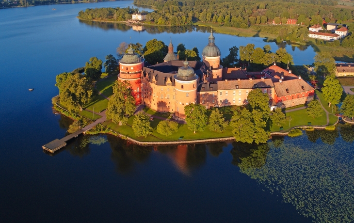 Luftaufnahme von Schloss Gripsholm