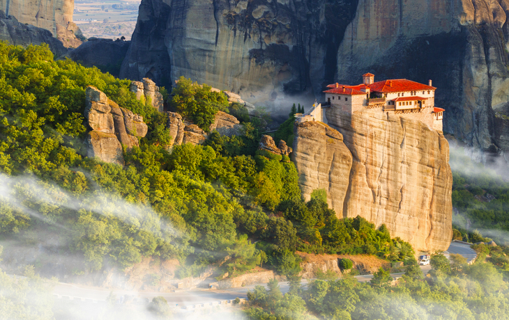 die Felsenklöster von Meteora, Griechenland