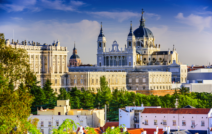 Königspalast und Kathedrale von Madrid