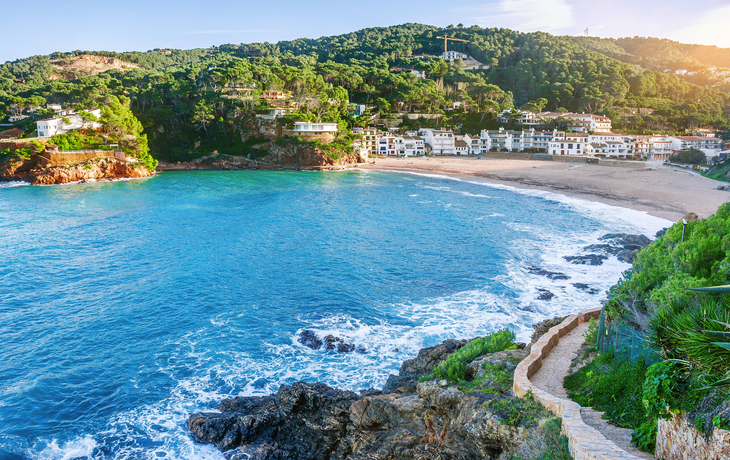 Strand an der Costa Brava