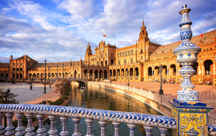 Plaza de España in Sevilla, Spanien