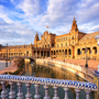 Plaza de España in Sevilla, Spanien