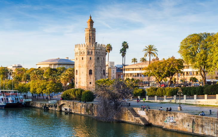 Torre del Oro in Sevilla, Spanien