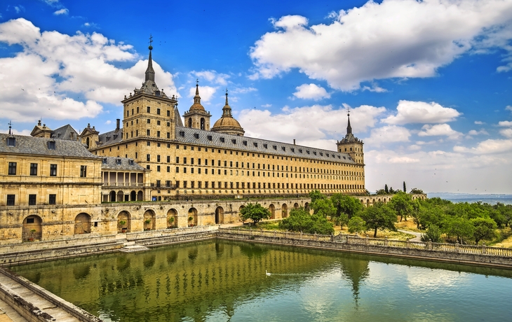 Königliche Kloster von San Lorenzo de El Escorial bei Madrid, Spanien