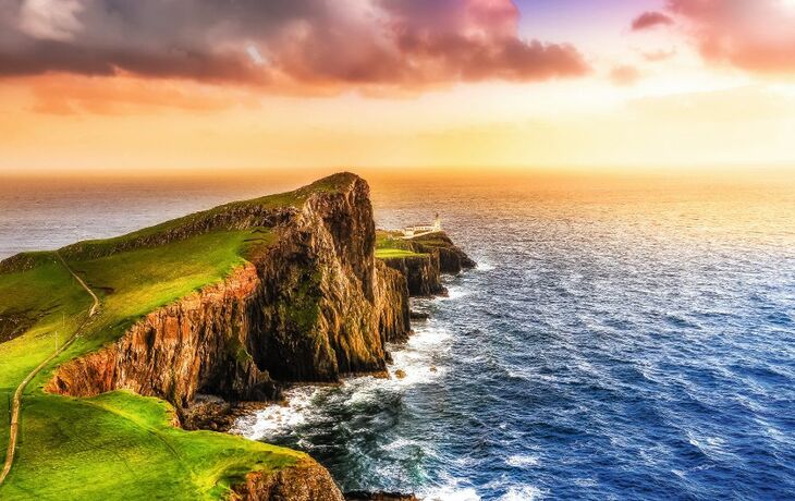 Neist Point Lighthouse auf der Isle of Skye