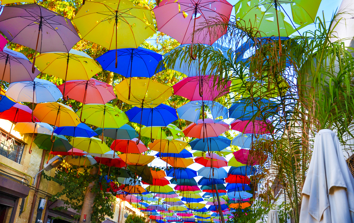 buntes Nicosia in der Türkischen Republik Nordzypern