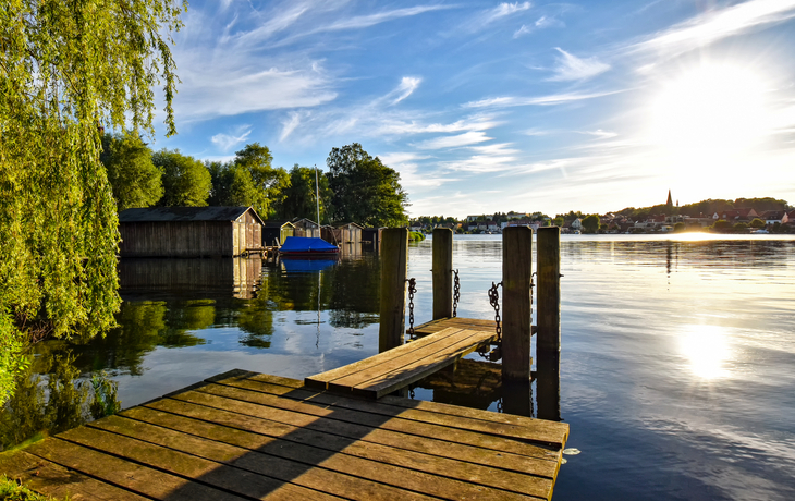 Malchower See an der Mecklenburgischen Seenplatte