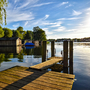 Malchower See an der Mecklenburgischen Seenplatte