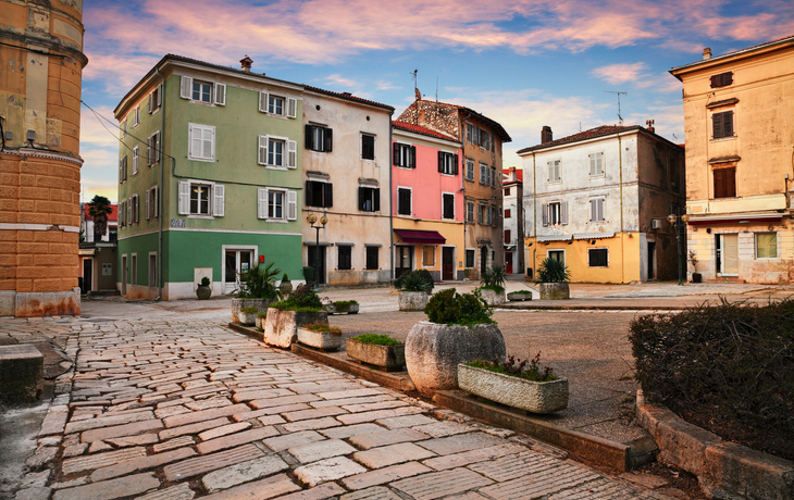 Altstadt von Porec in Istrien, Kroatien