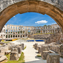 Römisches Amphitheater in Pula, Kroatien