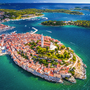 Blick auf Rovinj