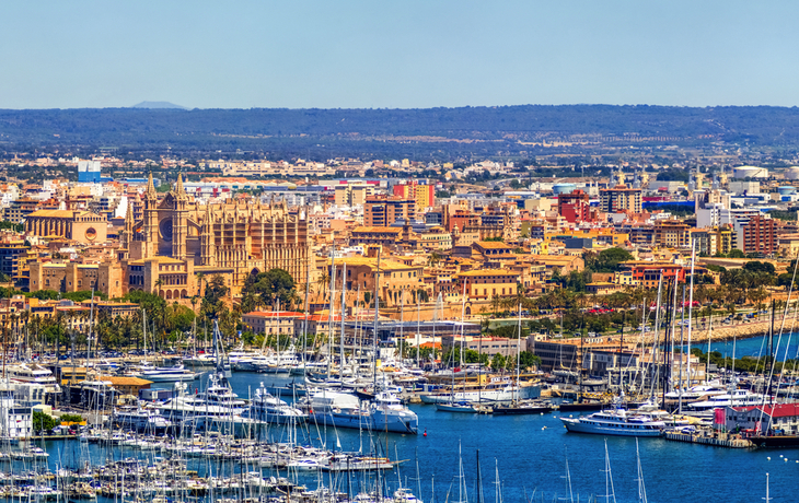 Panorama von Palma de Mallorca mit Kathedrale