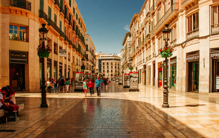 Ein Tag in Malaga, Spanien