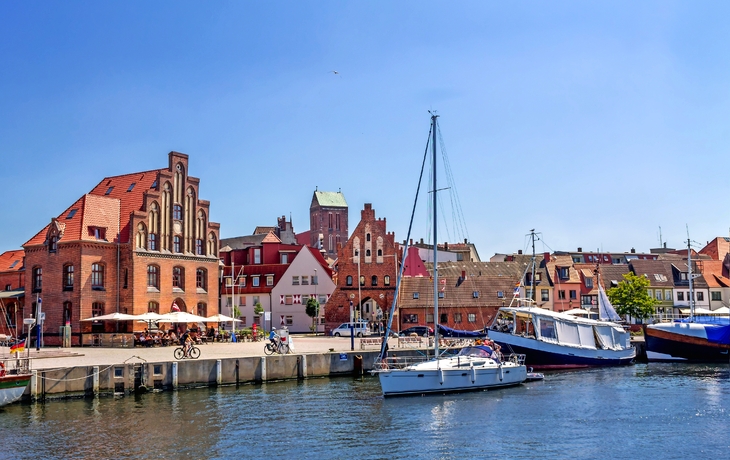 Wismars Hafen, Deutschland