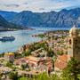 Kotor in der Bucht von Kotor, MOntenegro