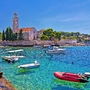 Türkisfarbenes Meer der Insel Hvar