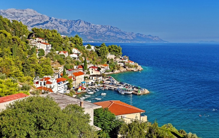 Makarska Riviera in der Nähe von Makarska