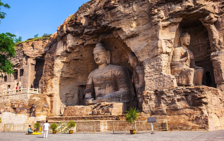 Longmen Grotten am Yi-Fluss