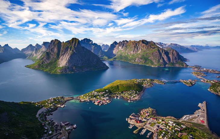 Lofoten - ein Archipel in der Grafschaft Nordland, Norwegen