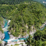 Blick auf den Tara Fluss, Montenegro