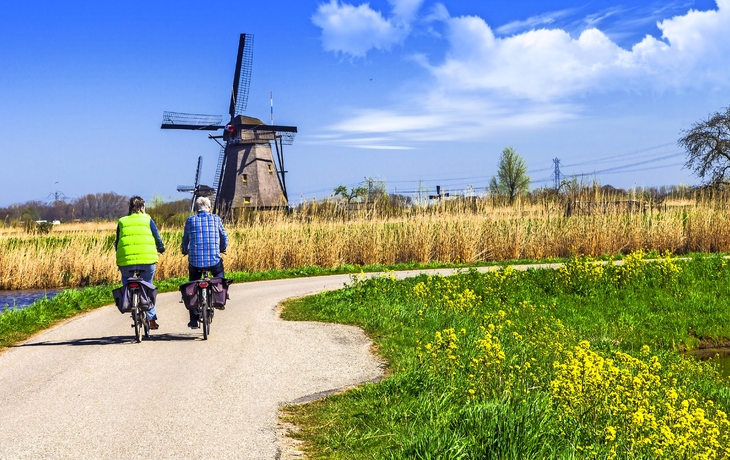 Radfahrer in Holland