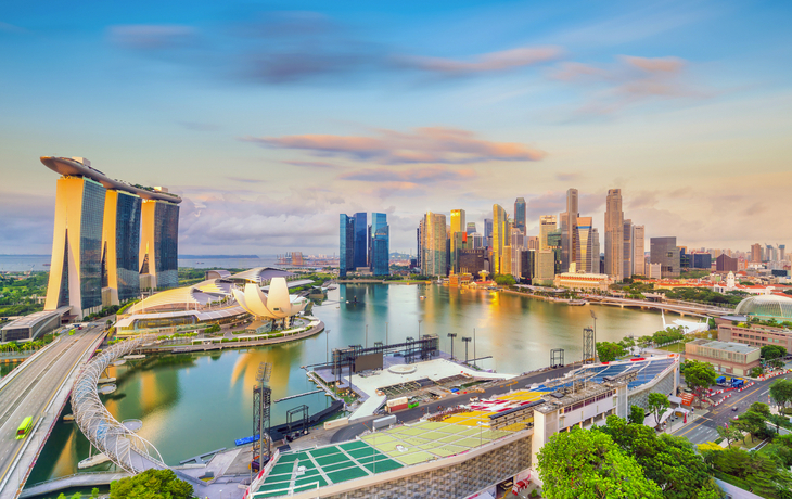 Skyline von Singapur