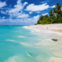 Tropischer Strand von Rarotonga