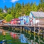 Creek Street von Ketchikan, Alaska 