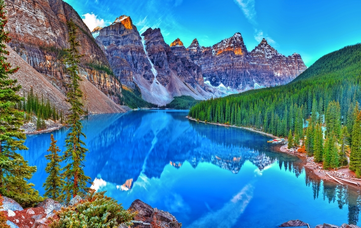 Moraine Lake im Banff Nationalpark